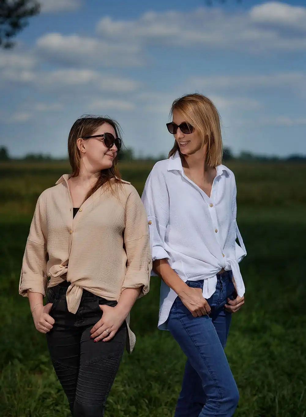 Koszula muślinowa beż XS/S