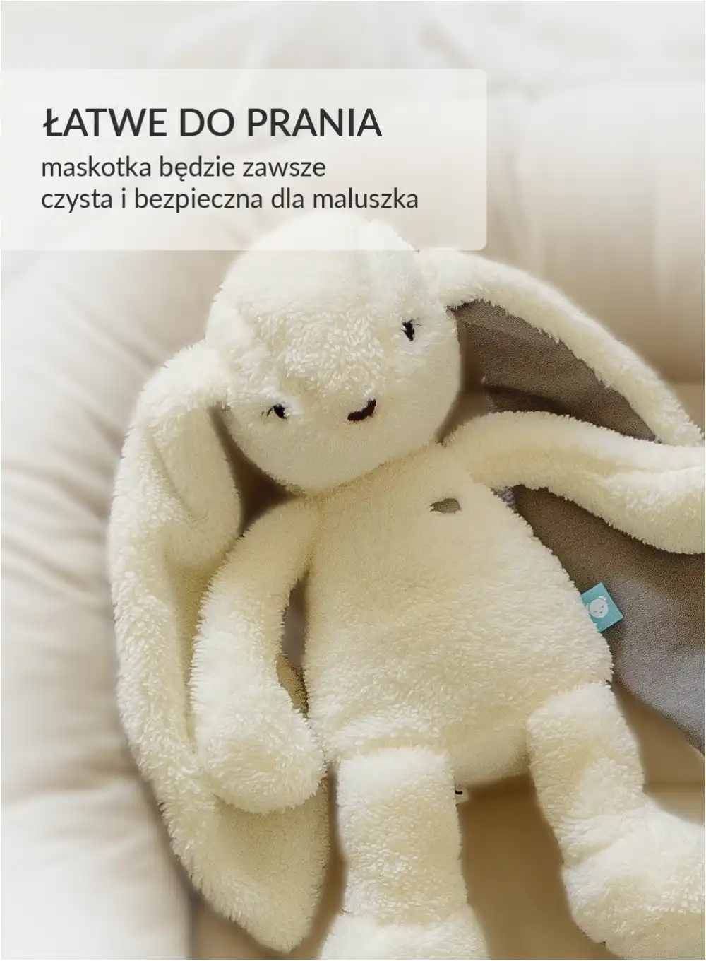 Szumisie królik ecru-szary mechanizm 5in1