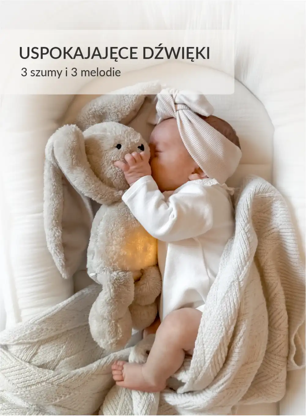 Szumisie królik beż DUO 5in1