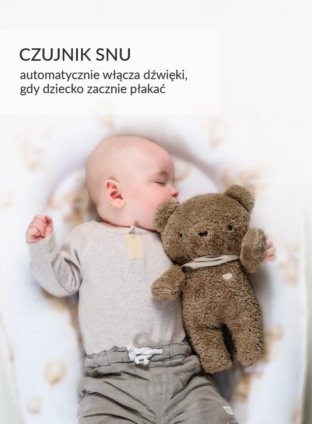 Szumisie Miś brąz mechanizm APP
