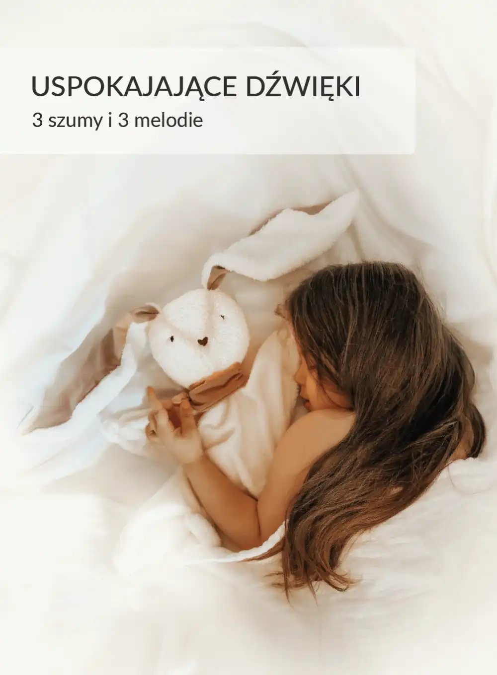 Szumisie Dou Dou królik ecru-róż mechanizm 5in1