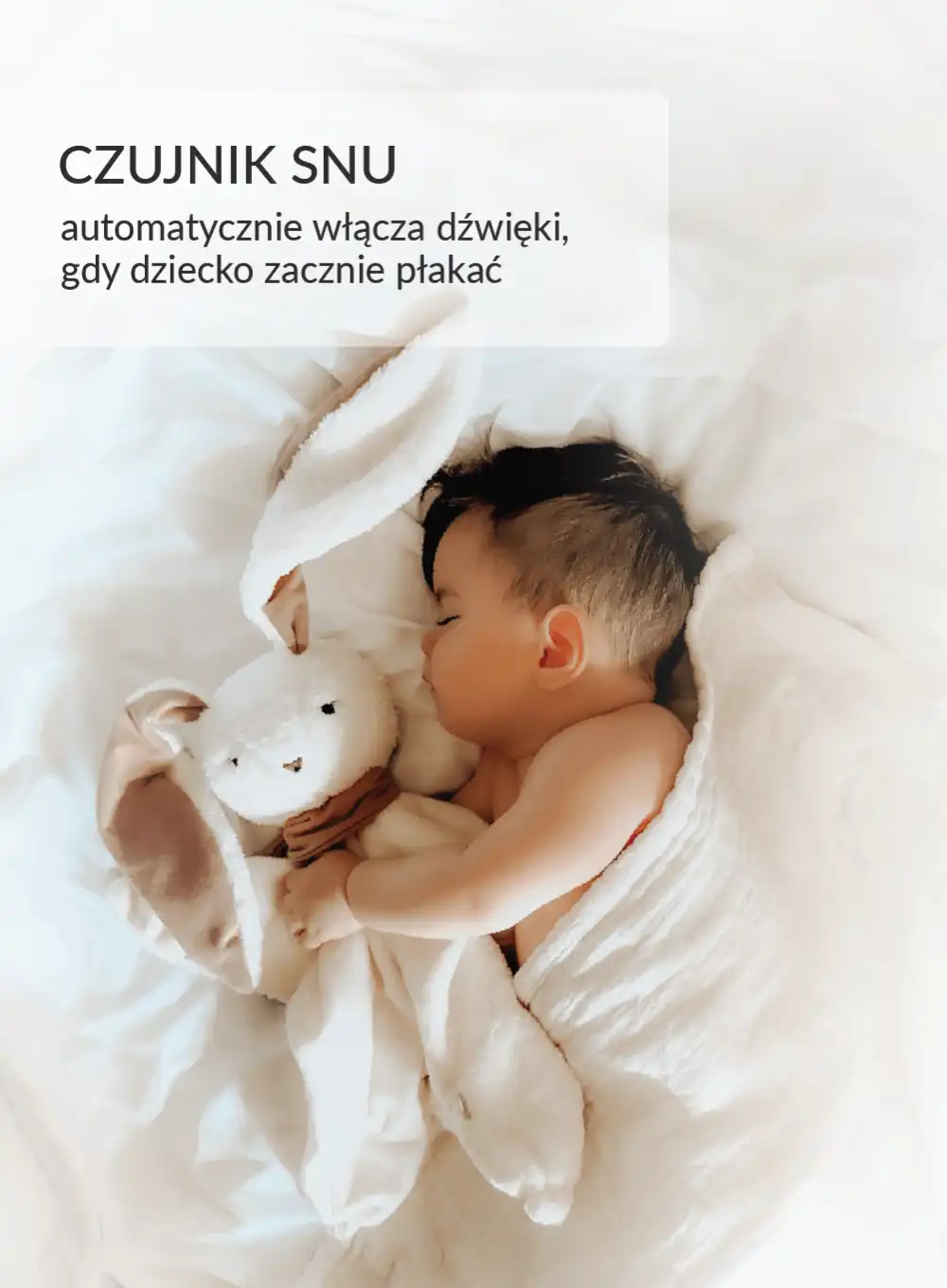 Szumisie Dou Dou królik ecru-róż mechanizm 5in1