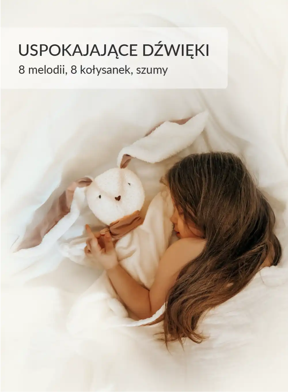 Szumisie Dou dou królik ecru-róż mechanizm APP