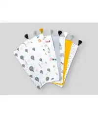 Otulacz bambusowy kropki czarne