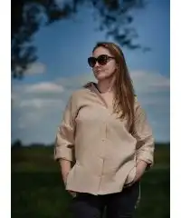 Koszula muślinowa beż XS/S