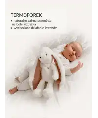 Szumisie Królik ecru-róż DUO 5in1