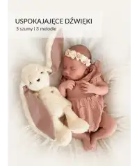 Szumisie Królik ecru-róż DUO 5in1