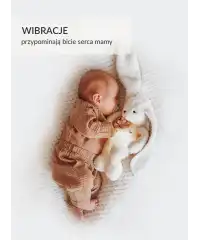 Szumisie królik ecru-róż mechanizm 5in1