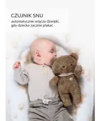 Szumisie® - miś 5w1 z lampką - brąz