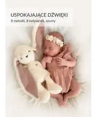 Szumisie Królik ecru-róż DUO APP