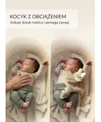 Ciepluś® Króliczek Ecru – Termofor Obciążeniowy z Naturalnym Ziarnem