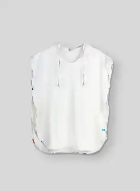 Ponczo bambusowe białe 1/2